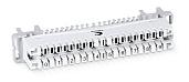 Рама-штанга 19" для крепления 18-и плинтов типа Krone LSA-PROFIL, 3U FW-PP-180 7237c Cabeus