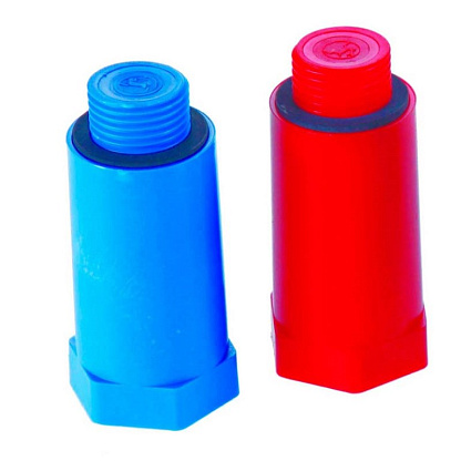 Изображение товара Комплект заглушек монтажных 1/2 красная и синяя MP-У