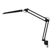 Светильник настольный светодиодный TLD-524 Black/8W/ на струбцине/LED/500Lm/4500K/Dimmer/Цвет-черный 10608 Uniel