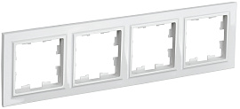 Рамка 4-местная РУ-4-БрБ белый BR-M42-K01 BRITE  IEK