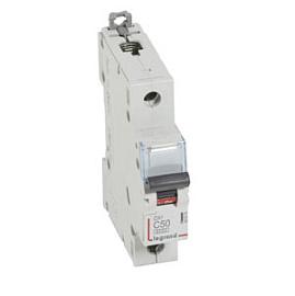 Выключатель автоматический DX3 50А 1П однополюсный C 10кА 407675 Legrand