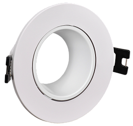 Светильник 4104 LIGHTING встраиваемый под лампу MR16 круг пластиковый белый IEK