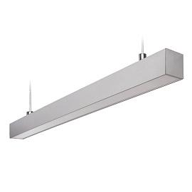 Светильник линейный светодиодный промышленный подвесной ULO-K10D 60W/5000K/L120 IP65 SILVER Белый свет (5000К). 5600Лм. Алюминий. Цвет серебро. UL-00004208 TM Uniel