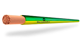 Провод ПуГВ 1х4 желто-зеленый (ПВ3) Дмитров-кабель (8м)