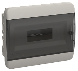 Бокс пластиковый ЩРВ-П-12 IP41 встраив. TEKFOR черн. прозр. дверь 240х290х102 TF5-KP12-V-12-41-K01-K03 /уп.4шт/ IEK