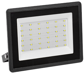 Прожектор светодиодный уличный LED 50 Вт СДО06-50 черный 4000Лм IP65 4000K LPDO601-50-40-K02 IEK