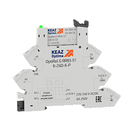 Модуль релейный OptiRel G RM38-61-220-240U-6-P-CO 280996 КЭАЗ