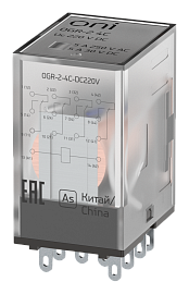 Реле общего назначения OGR-2 4C 220В DC OGR-2-4C-DC220V ONI