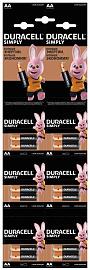 Батарейка (элемент питания) LR6 BL2х6 BASIC АА  Б0051733 Duracell