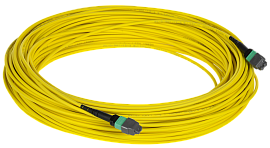 Сборка кабельная MPO/APC female-MPO/APC female тип А 12ОВ SM OS2 11м FAP0902-MPOF-MPOF-12A-011 ITK