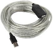 Кабель USB 2.0 интерфейсный, удлинитель AM/AF 5 м, активный VUS7049-5м VCOM