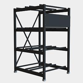Стеллаж 4 полочный 2 ряда 800х935х1430 R4N2R809314AT Systeme Electric