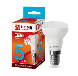 Лампа светодиодная LED-R39-VC 5Вт 230В Е14 4000К 410Лм 4690612030852 IN HOME
