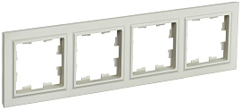 Рамка 4-местная РУ-4-БрКр бежевый BR-M42-K10 BRITE  IEK