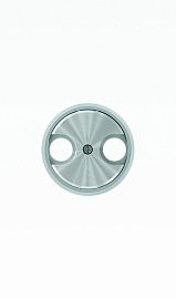 Накладка для TV-R розетки Moon кольцо хром SKY 2CLA865000A1401 ABB