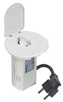 Органайзер настольный 2к+З+USB зарядное устройство белый 054085 Legrand