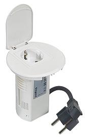Органайзер настольный 2к+З+USB зарядное устройство белый 054085 Legrand