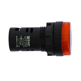 Лампа сигнальная (светодиодная матрица) AD16-22HS красная 12В AC/DC ledm-ad16-r-12 EKF PROxima