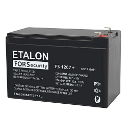 Аккумулятор ETALON FS 1207+ 100-12/007S+