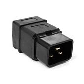 Вилка IEC 60320 C20, 16A, 250V, папа, разборная, черная LAN-IEC-320-C20 Lanmaster