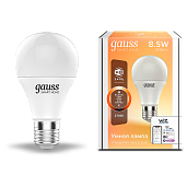 Лампа светодиодная 9 Вт E27 A60 2700K 806Лм диммируемая LED Грушевидная Smart Home 1050112 GAUSS