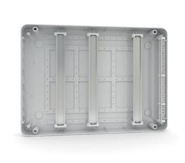 Бокс пластиковый КМПн-24 IP65 навесной TEKFOR черн. прозр. дверь 410х300х153 TF5-KP72-N-24-65-K03-K02 /уп.1шт/ IEK