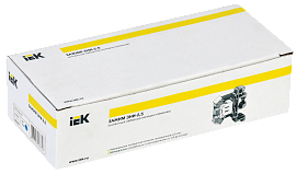 Клемма зажимная 2,5 мм.кв* (JXB-24А) (ЗНИ-2,5 мм2) СИНИЙ (YZN10-002-K07) IEK