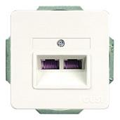 Механизм розетки компьютерной 2х8, экран , RJ45, 5 кат (С1К4-001) Gusi Electric