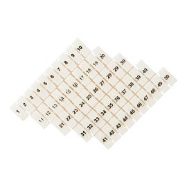 Маркеры для JXB-ST 1,5 с нумерацией 1-50 (10 шт.) zb-st-1.5-1-50 EKF PROxima