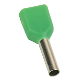 Наконечник штыревой втулочный под два провода НШвИ2 OptiKit T-Shv2-PVC- 1,0-8 (100шт) 278045 КЭАЗ