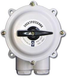 Переключатель пакетный  в корпусе IP56 ПП 2- 40/Н2 М2 (40А/25A)