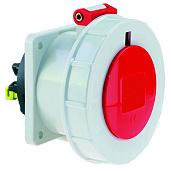 Розетка встраиваемая 16A 4п(3P+PE) 6ч, 400В, IP67 75х75 Quick-Connect Bals 13739