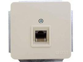 Механизм розетки телефонной RJ11, 2 контакта (С1Т11-001)   Gusi Electric