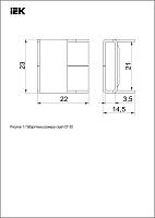 Скрепа СГ-20 (A200, NC 20) IEK (UZA-50-100)