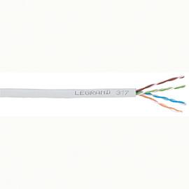 Витая пара U/UTP кат.5E 4х2х0,51 (24 AWG) PVC Зелёная solid indoor (305м) 032751 Legrand