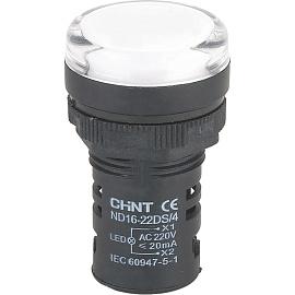 Индикатор ND16-22DS/4 белый АС110В 592711 CHINT