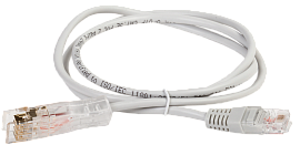 ITK Патч-корд 110-RJ45 2 пары, кат.5Е, 3м, серый (PC01-11045-2P3M)