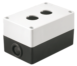 Корпус КП102 для кнопок 2 места Белый (BKP10-2-K01) IEK