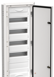 Корпус металлический ЩРв-72 (1х72) 1005х365х130мм IP31 белый (одна дверь)  TI5-50-V-072-31 TITAN 5 IEK