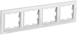 Рамка 4-местная РУ-4-БрБ белый BR-M42-K01 BRITE  IEK