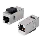 Адаптер проходной формата Keystone, RJ45-RJ45 (8p8c), категория 5е, экранированный WRline WR-CA-KJ-8p8c-C5E-SH