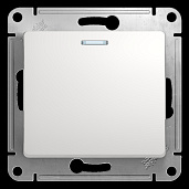 Изображение товара Переключатель одноклавишный GLOSSA скрытой установки с подсветкой 10А