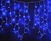 Гирлянда Бахрома 2х0,5м 100Led синий свет прозрачный провод соединение до 20шт IP44 OIC100LSE-B-TI4 .4610003324940 SHLights