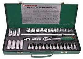 Набор головок торцевых 3/8"DR, 6-24 мм, 41 предмет JonnesWay S04H3141S
