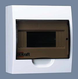 Корпус пластиковый навесной 8 модулей IP41 ЩРН-П-8 31010DEK DEKraft SE