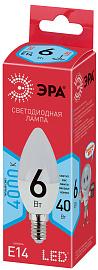 Лампа светодиодная 6 Вт E14 B35 4000К 480Лм матовая 220-240В свеча ( ECO LED B35-6W-840-E14 ) Б0020619 ЭРА