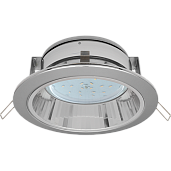 Светильник встраиваемый даунлайт H2R 220V GX53 хром 58х125 IP20 /FC53H2ECB/ ECOLA