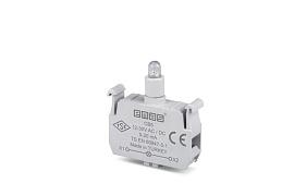 Блок-контакт подсветки с белым светодиодом, серия C, 12-30 В AC/DC CB5 EMAS