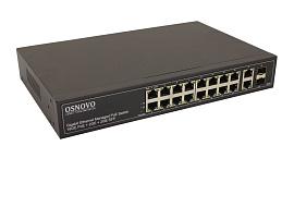 Коммутатор управляемый L2 PoE SW-8182/L(300W) OSNOVO