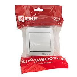 Выключатель 10А Владивосток IP54 белый PROxima EQR16-021-30-54 EKF